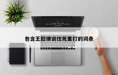 包含王懿律说往死里打的词条